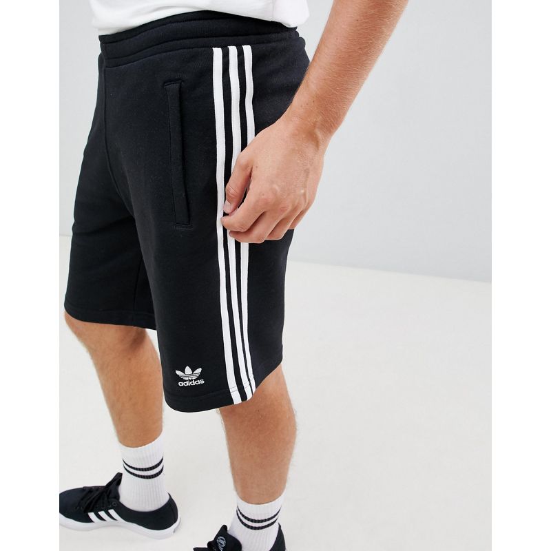 dK4Xq Pantaloncini adidas Originals - adicolor - Pantaloncini neri con tre strisce