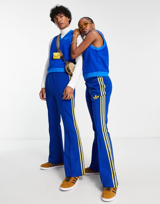adidas Originals adicolor Pantaloni unisex a zampa blu anni