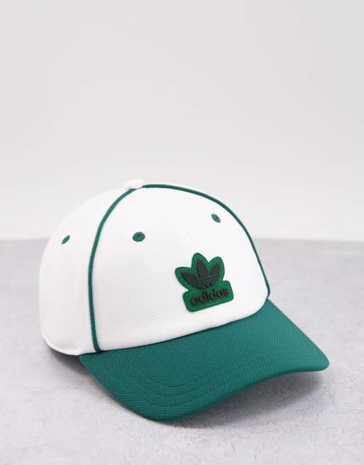 adidas Originals - adicolor - Pet in wit en college groen