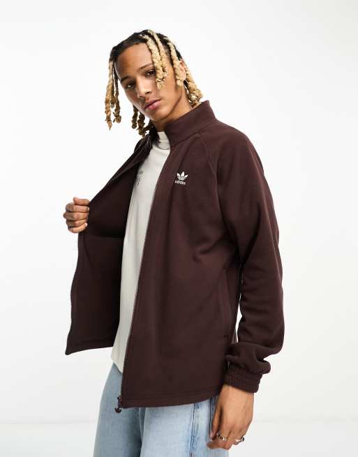 adidas Originals - adicolor - Pile marrone con zip