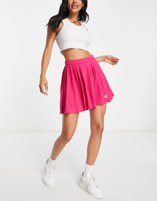 Originals adicolor pleated in pink | ASOS