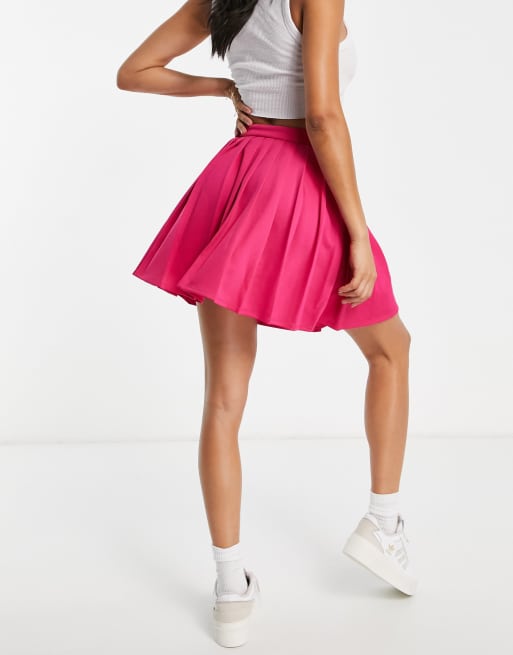 Adidas pink pleated skirt clearance