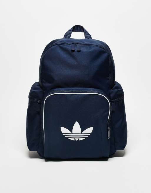 adidas Originals – Adicolor – Plecak w kolorze indygo i białym