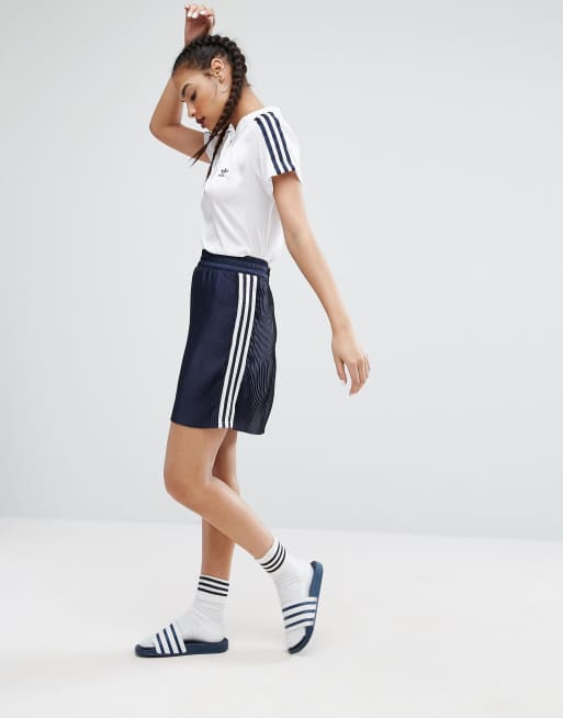 Adidas kjol 3 stripes sale