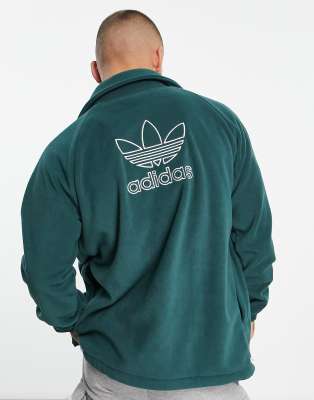 adidas Originals adicolor fleece in green - ASOS Price Checker