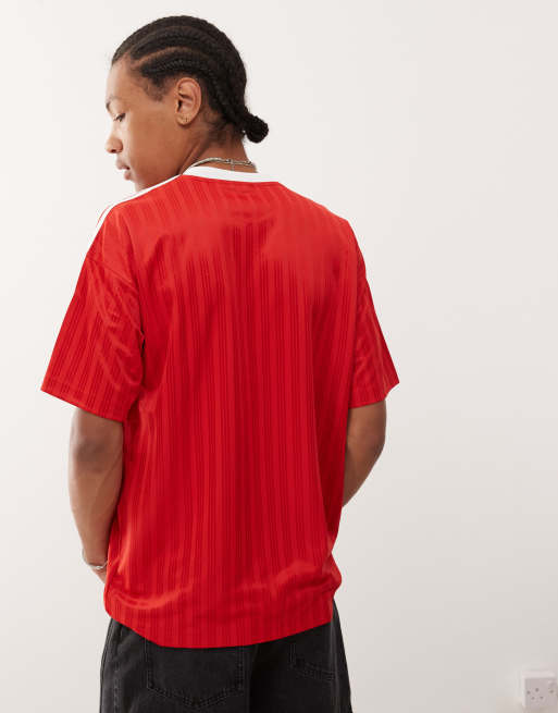 adidas Originals Adicolor poly T-shirt in red