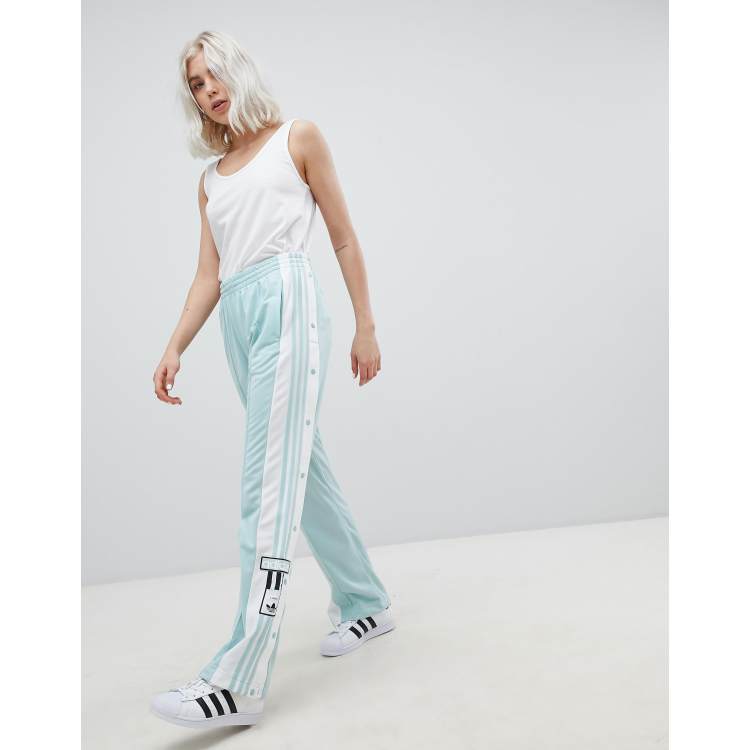 adidas Originals adicolor Popper Pants In Mint