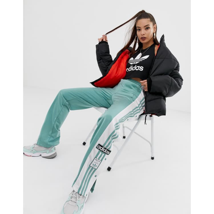 adidas Originals adicolor popper pants in vapour steel ASOS