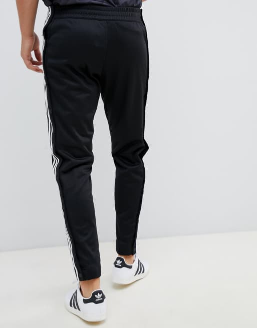 Adidas originals adicolor popper pants in black new arrivals