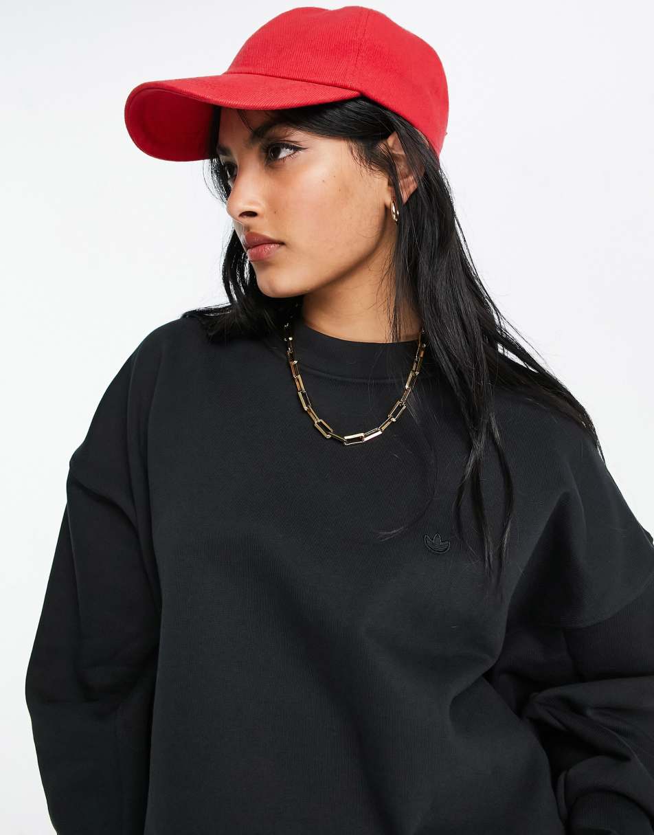 adidas Originals adicolor Premium Contempo sweatshirt in black