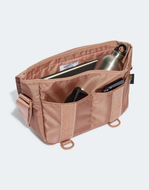 Adidas messenger bag brown outlet