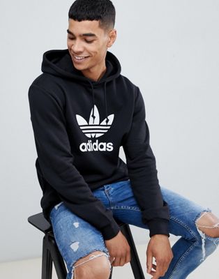 adidas trefoil logo hoodie
