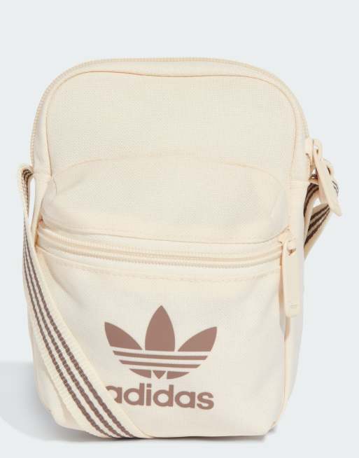 adidas Originals - Adicolor - Råhvid klassisk festivaltaske