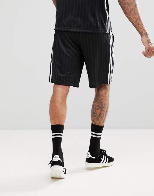Adidas originals adicolor retro shorts in black cheap