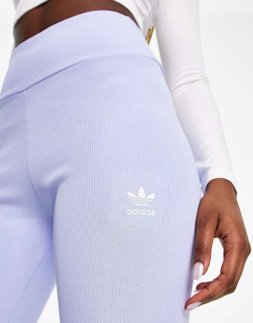 Adidas trefoil leggings blue deals
