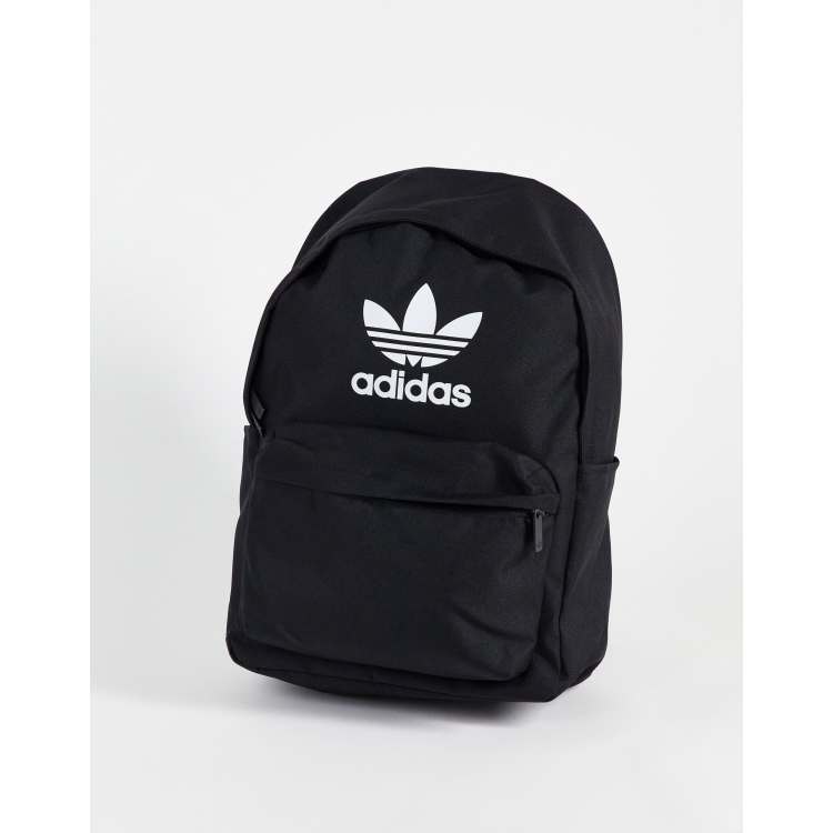 Adidas originals backpack with small logo in black cheap