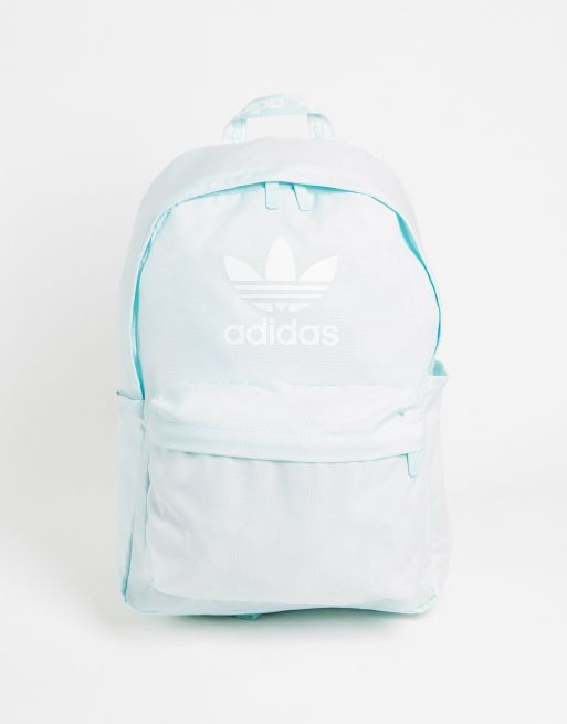 adidas Originals - adicolor - Rugzak met Trefoil logo in zeer licht blauw