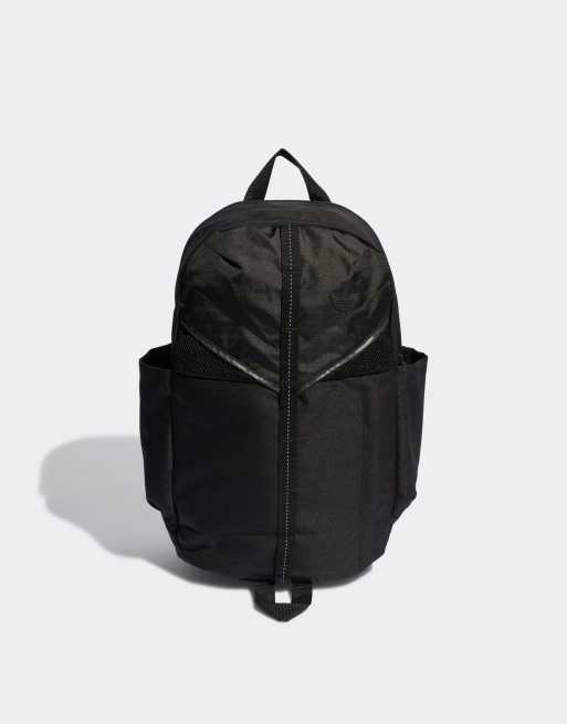 adidas Originals - adicolor - Sac à dos avec poches sur le côté - Noir 