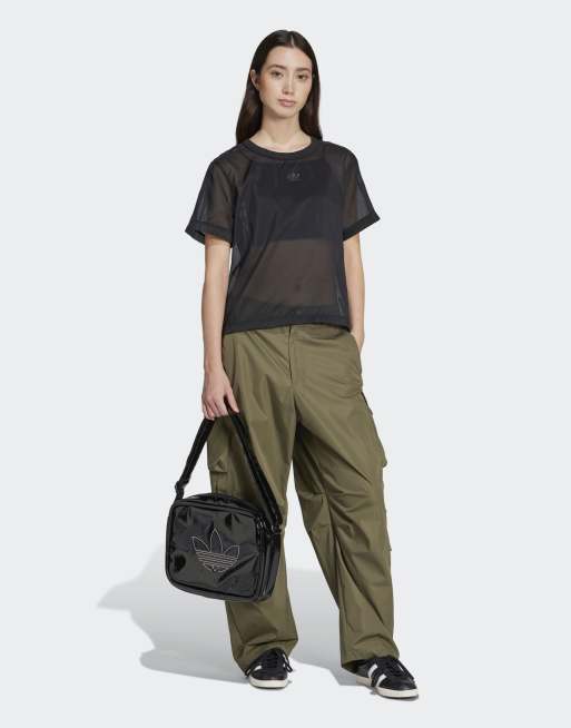 ★adidas originals★W ADICOLOR SHEER 3S TEE★追跡可 ☆adidas originals☆W 3S SLIM RAGLAN Tシャツ☆追跡可 (adidas