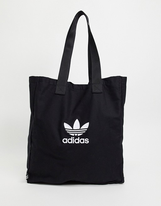 adidas Originals adicolor shopper bag in black
