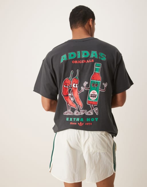 adidas Originals - Adicolor - Short de course - Vert et blanc, 3 de 5
