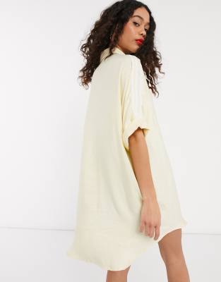 yellow adidas dress