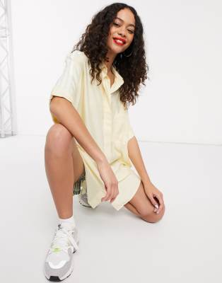 adidas yellow dress