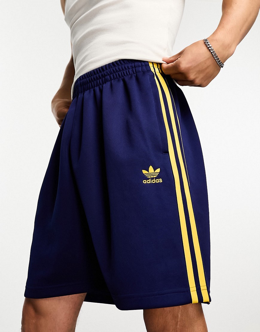 adidas Originals Adicolor shorts in dark blue