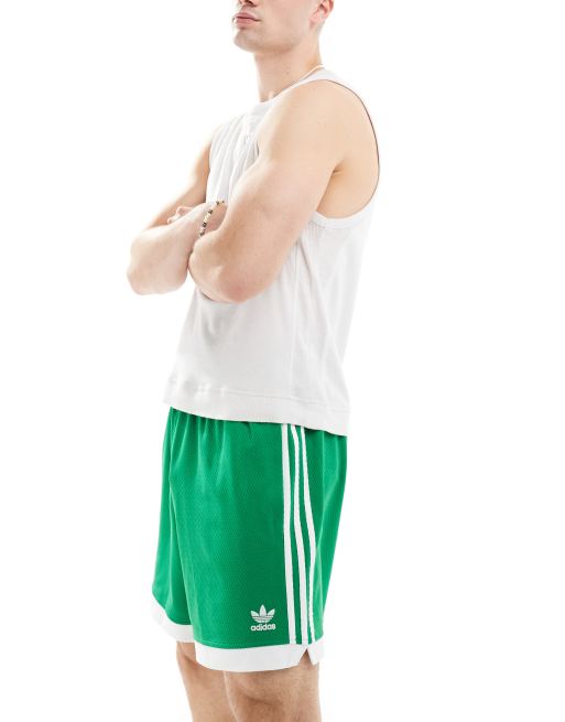 adidas Originals Adicolor shorts in green