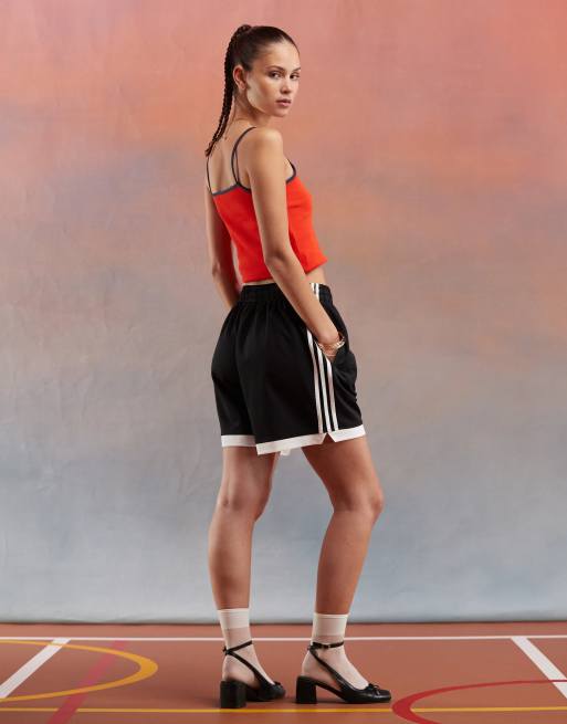 Adidas originals adicolor retro shorts in black cheap