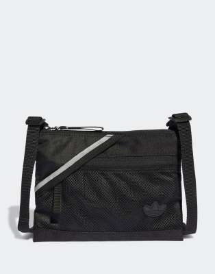 adidas Originals Adicolor shoulder bag in black  - ASOS Price Checker