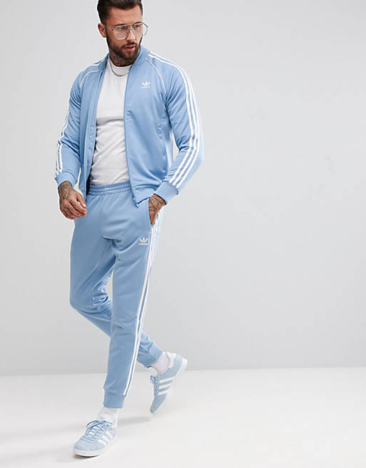 Sweatpants adicolor ASOS Blue Originals | hem In adidas CW1277 skinny cuffed
