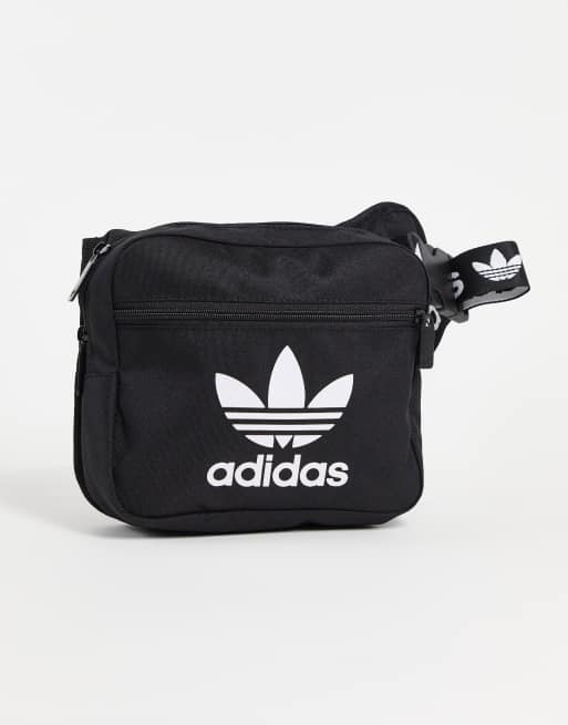 adidas Originals Adicolor sling bag in black | ASOS