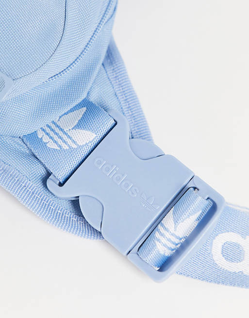Men adidas Originals adicolor sling bag in blue 