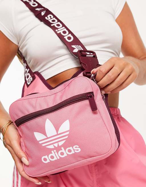 Adelaide jeans Mathis adidas Originals adicolor sling bag in pink with branded strap | ASOS