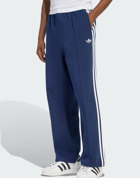 adidas Originals – Adicolor – Spacer – Indigoblå, baggy träningsbyxor - view 1