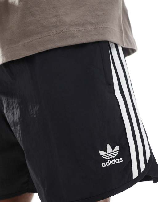 ★adidas originals★W ADICOLOR 3S SPRINTER SHORTS★追跡可 adidas Originals Adicolor Sprinter shorts in black | ASOS