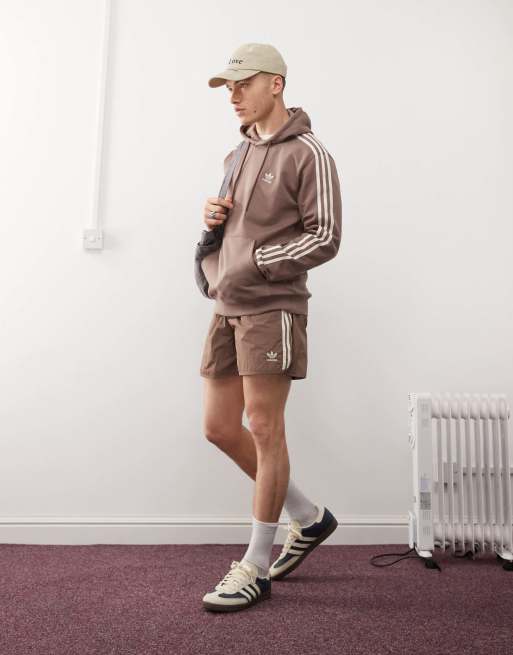 adidas Originals Adicolor Sprinter Shorts in brown