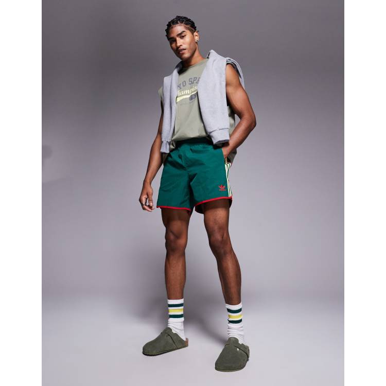 ボトムスその他 adidas Sprinter Shorts Mid Green IZ0121 adidas Originals Sprinter Shorts Green | Mainline Menswear