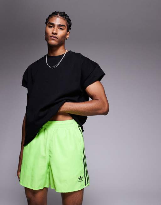 ★adidas originals★W ADICOLOR 3S SPRINTER SHORTS★追跡可 adidas Originals Adicolor Sprinter shorts in black | ASOS