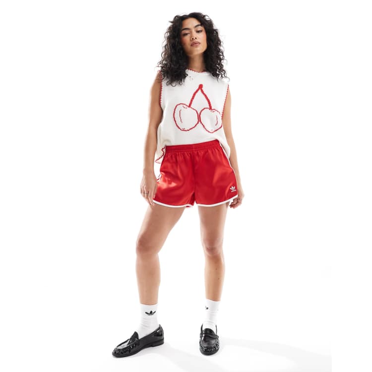 ★★Adairs★★ Graphic Sprinter Shorts Red IX9599 adidas Originals Men's Adicolor Graphics Sprinter Shorts