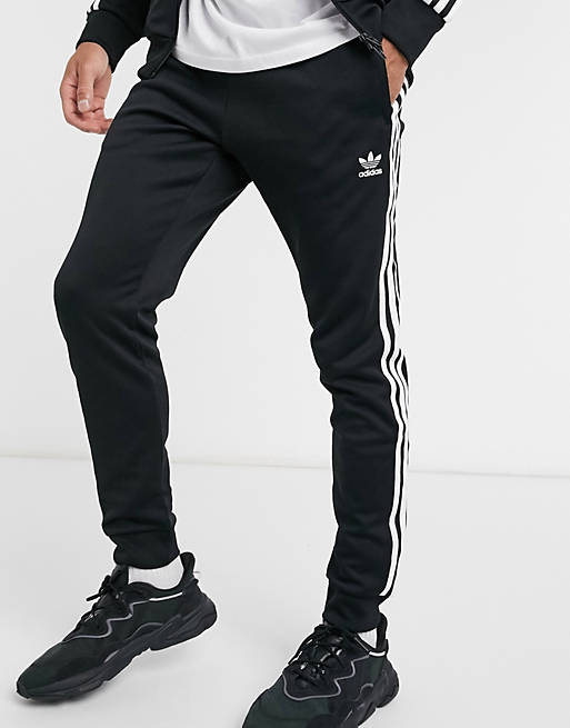 adidas Originals adicolor Superstar three stripe sweatpants in | ASOS