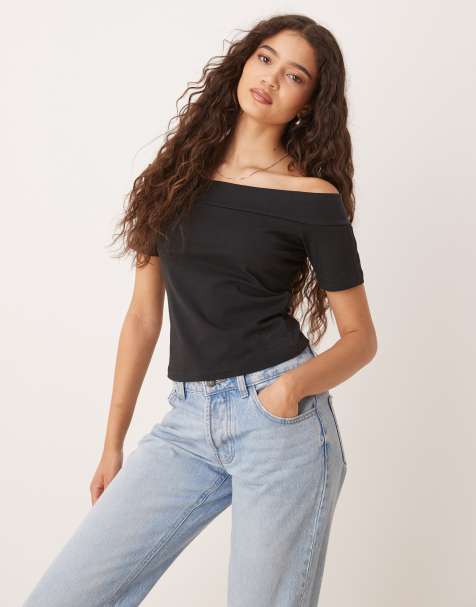 adidas Originals – Adicolor – Svart t-shirt med korta ärmar och bara axlar - view 1