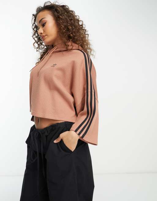adidas Originals adicolor Sweat capuche court Orange ASOS
