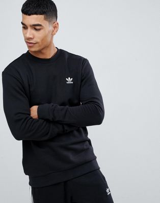 adidas originals adicolor sweatshirt in black