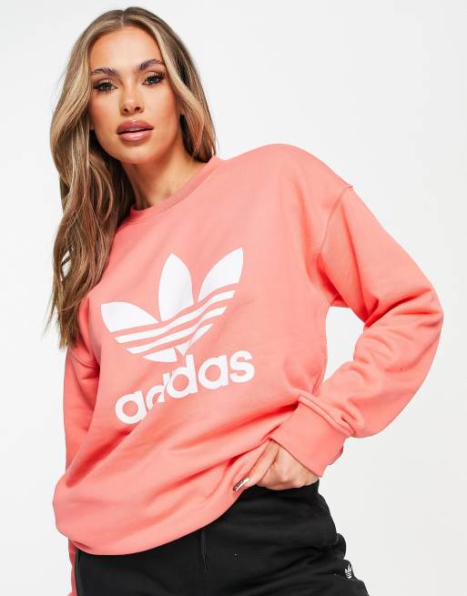 adidas Originals adicolor sweatshirt in pink