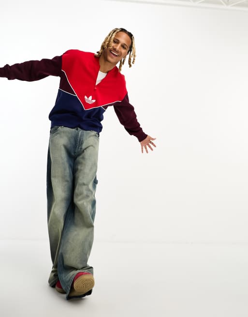 Adidas track denim sweatshirt store