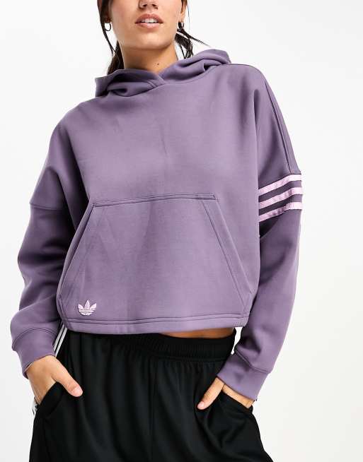 adidas Originals - Adicolor - Sweatshirt met capuchon in violet 