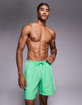 [adidas Originals] adidas Originals Adicolor swim shorts in green L semi screaming green