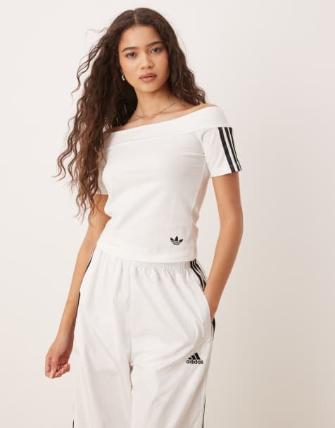 adidas Originals - Adicolor - T-shirt a maniche corte bianca a fascia - view 1